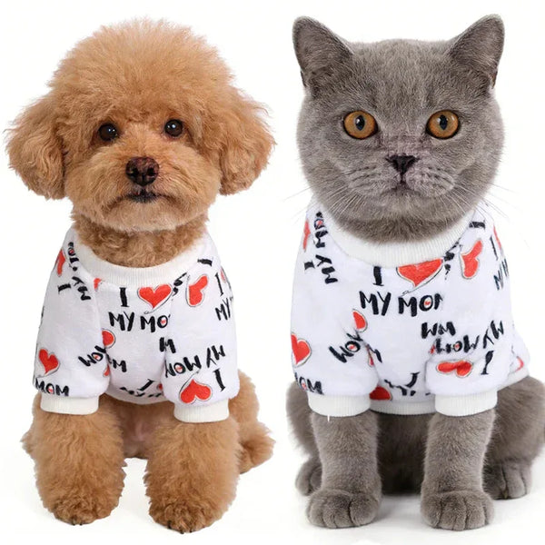 LoveMom™ Valentine Pet Dress – Cute & Festive Dog Outfit - Pet Supplies
