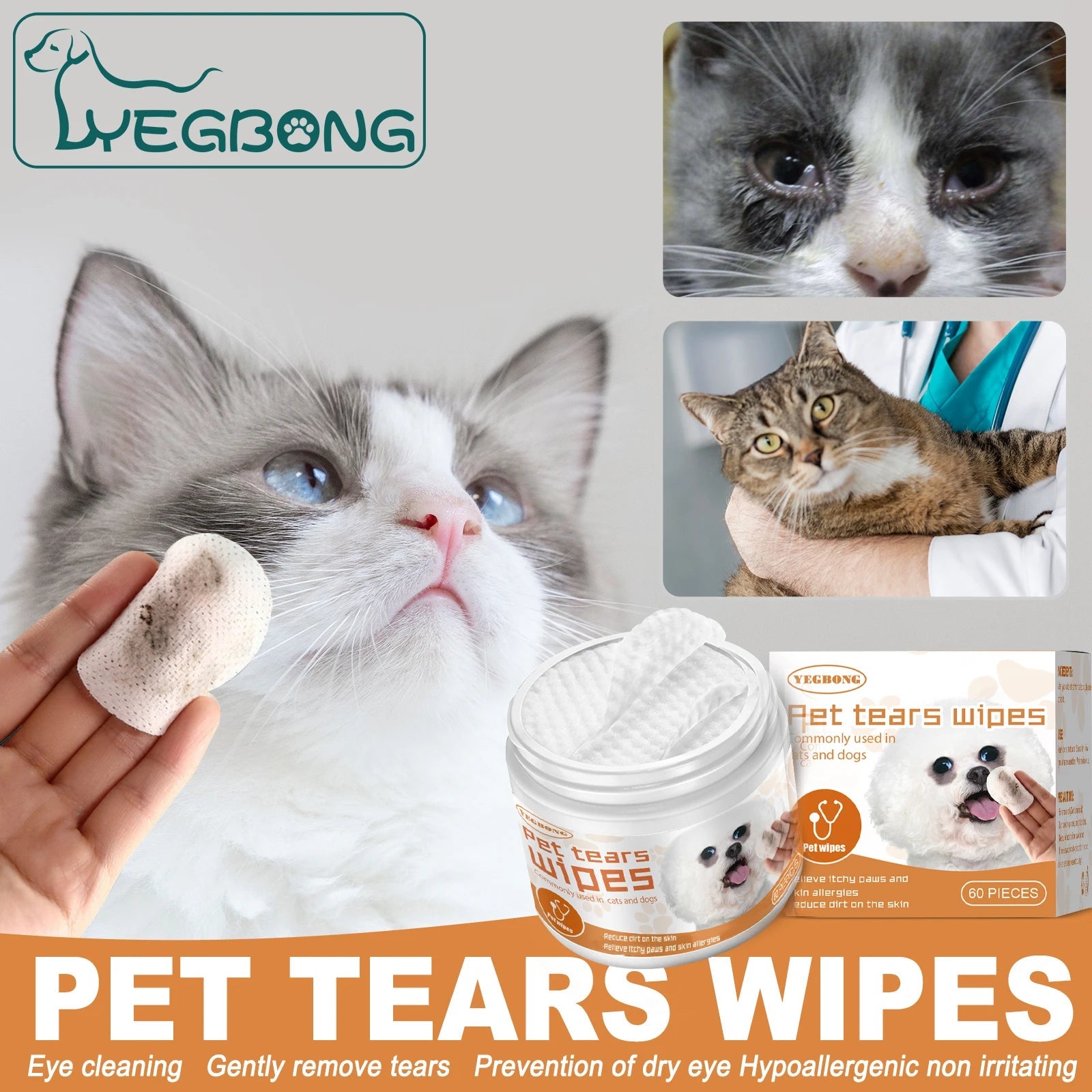 ClearPaw™ Eye Wipes sifo-shop