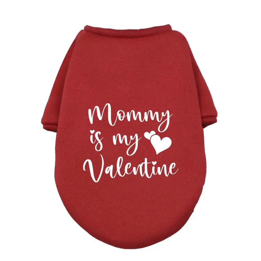 Mommy’s Valentine™ Dog Hoodie Pets Supplies Shop