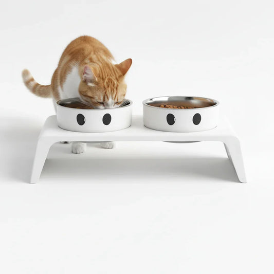 ElevateBowl™ Dual Pet Feeder – Ergonomic Feeding for Cats & Dogs - Pet Supplies