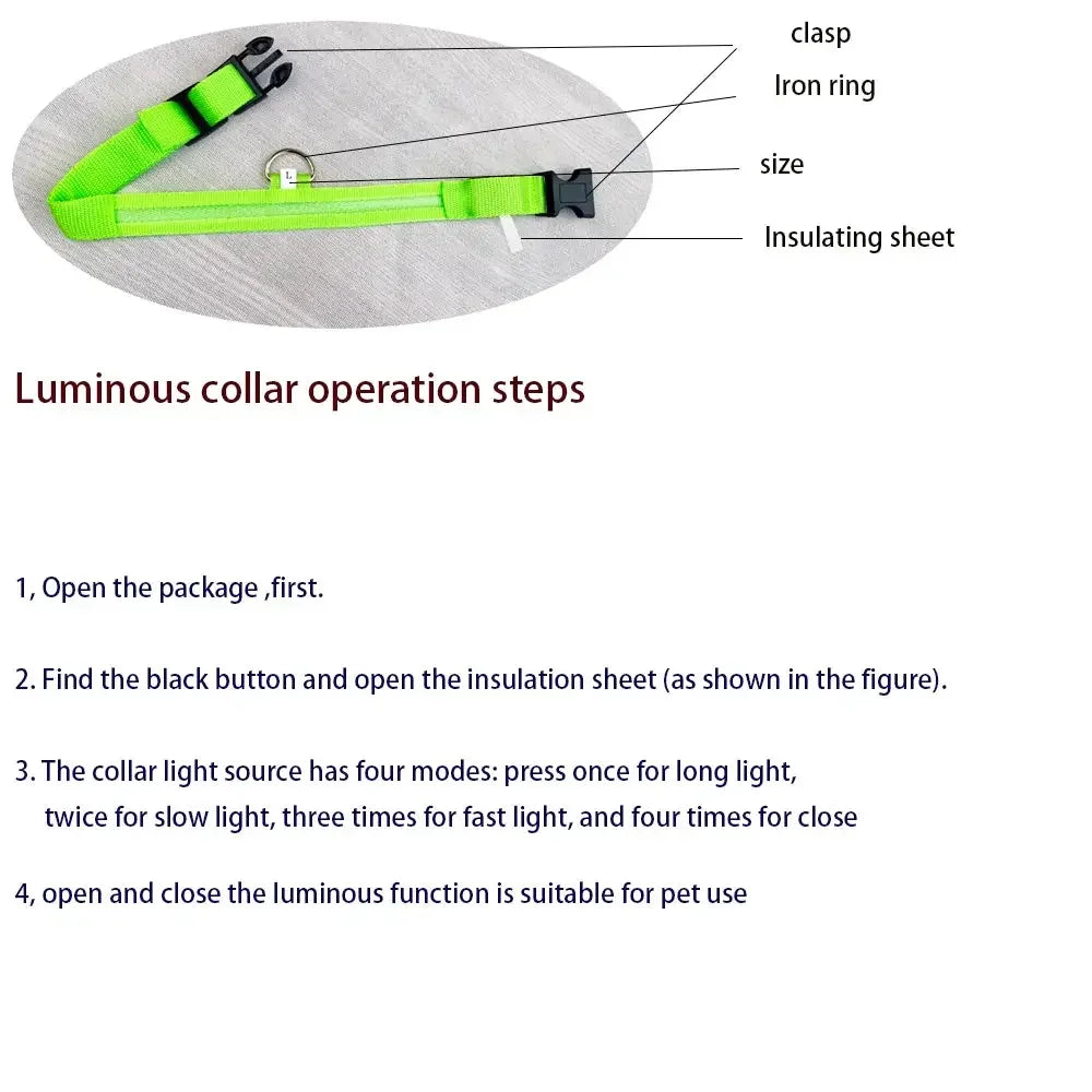 GlowPaw™ LED Leash & Collar sifo-shop