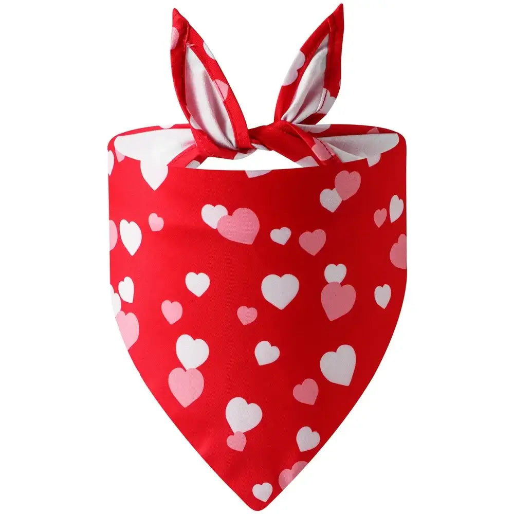 LovePrint™ Valentine Bandana Pets Supplies Shop