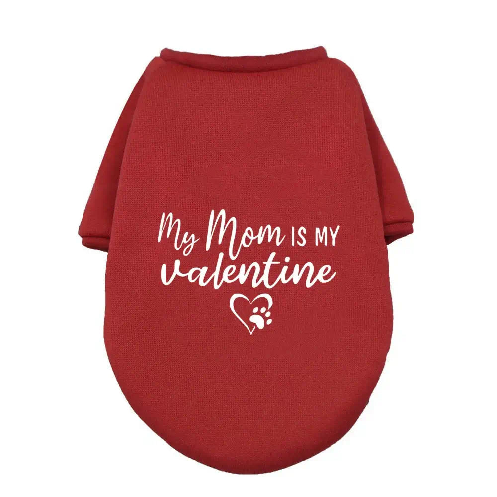 Mommy’s Valentine™ Dog Hoodie Pets Supplies Shop