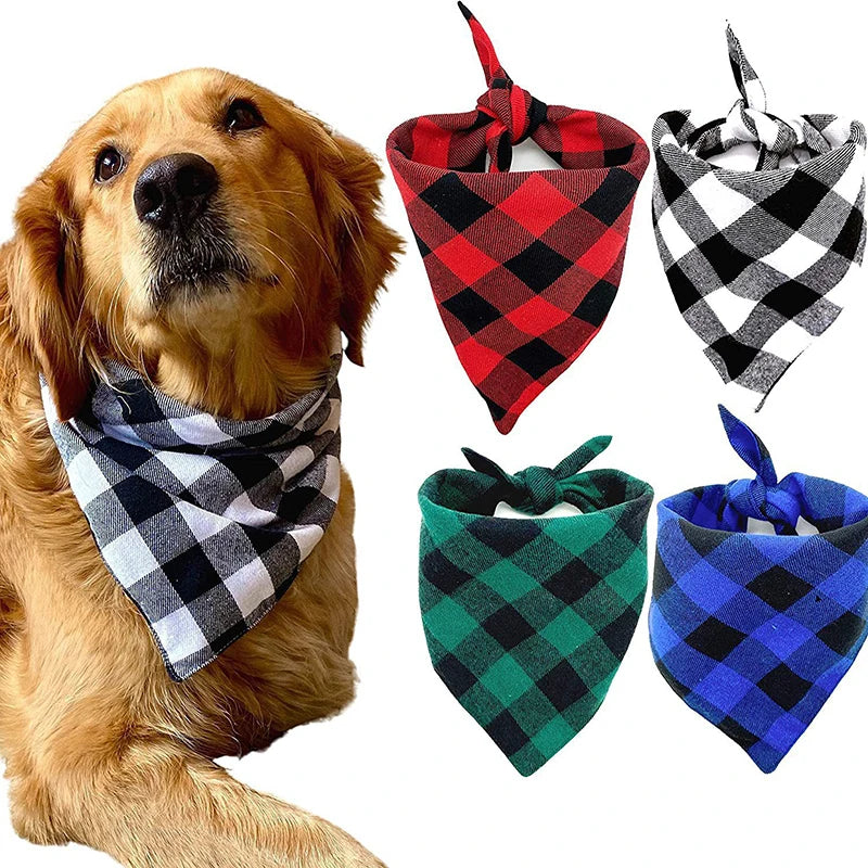 PlaidPaw™ Bandana Pets Supplies Shop